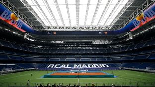 The Bernabéu becomes a tennis court