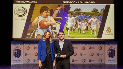 La Fundación Real Madrid, premiada en la Gala del Deporte de Pozuelo
