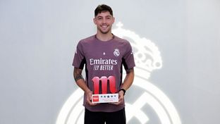 Valverde, Jugador Cinco Estrellas Mahou de febrero