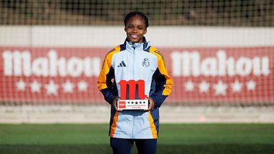 Linda Caicedo, Jugadora Cinco Estrellas Mahou de enero