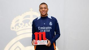 Mbappé, Jugador Cinco Estrellas Mahou de diciembre