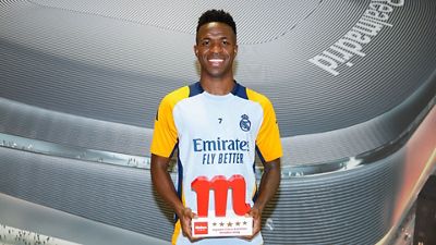 Vini Jr., Jugador Cinco Estrellas Mahou de octubre