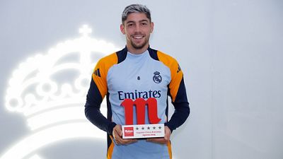 Valverde, Mahou Cinco Estrellas Player of August