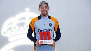 Valverde, Jugador Cinco Estrellas Mahou de agosto