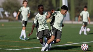 Primer día de entrenamientos para los benjamines