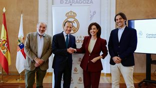 La Fundación Real Madrid y la Diputación de Zaragoza impulsan dos campus de fútbol este verano 