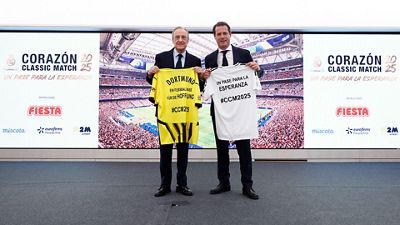 Die Real Madrid Stiftung präsentiert das Corazón Classic Match 2025 ‘Ein Pass für die Hoffnung’