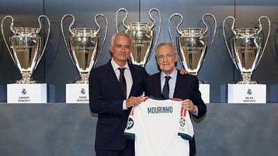Acto de presentación de Mourinho