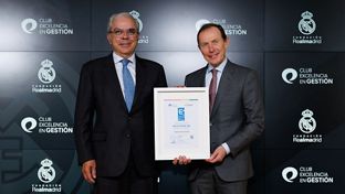 Concesión del Sello EFQM 400 a la Fundación Real Madrid