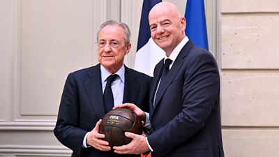  フロレンティーノ・ペレス会長がFIFAの120年記念行事に出席