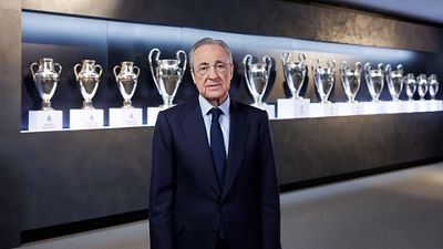 Presiden Real Madrid, Florentino Perez, berhasil batalkan laga Villarreal vs Barcelona di Miami