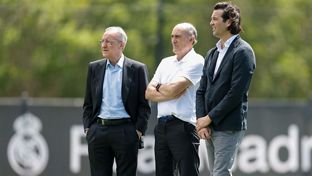 The President attends training