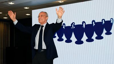 Florentino Pérez: "Hemos ganado las elecciones y trabajaremos para hacer más grande al mejor club de todos los tiempos"