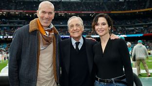 El presidente, en el partido de la NFL en el Bernabéu