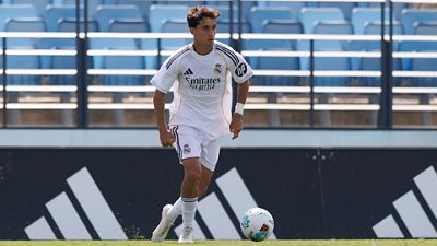 Once inicial del Castilla frente al Pontevedra