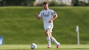 Once inicial del Castilla frente al Tenerife