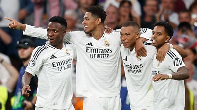 Onces iniciales del Real Madrid y el Pachuca