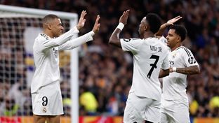 Real Madrid starting line-up against Arsenal