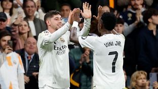 Real Madrid starting line-up for Getafe match