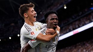 Once inicial del Real Madrid frente al Levante