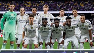 Once inicial del Real Madrid frente al Liverpool