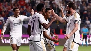 Once inicial del Real Madrid ante al Almería