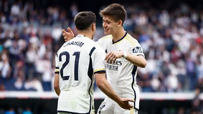 Onces iniciales del Real Madrid y el Villarreal
