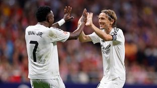 Real Madrid's starting lineup for Valencia clash