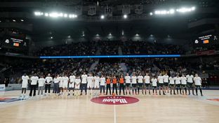 Minuto de silencio en el WiZink Center