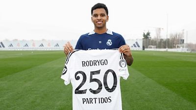 Rodrygo makes his 250th Real Madrid appearance: “I want to continue achieving things in these colours”