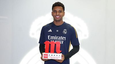 Rodrygo named Mahou Cinco Estrellas Player for November 