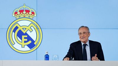 Florentino Pérez: "We are going to call elections, and I will run with this Board of Directors to defend the interests of the members.”