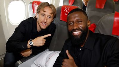 Real Madrid have arrived in Lille