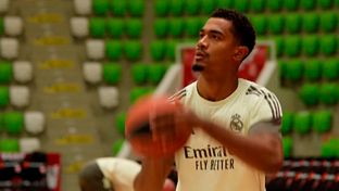 Final session before the fourth playoff game against Hapoel