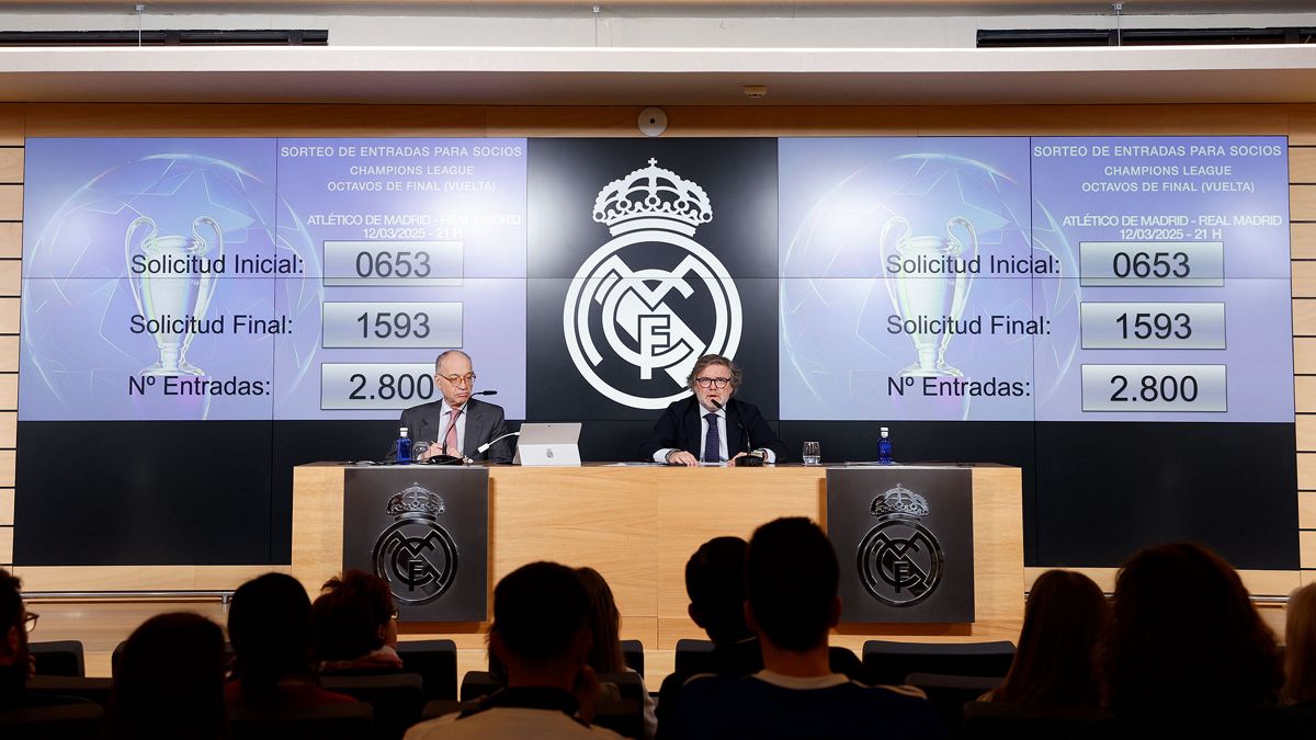 El Real Madrid llevó a cabo el sorteo de entradas para el partido de ...
