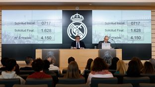 El Real Madrid llevó a cabo el sorteo de entradas para el entrenamiento del 30 de diciembre