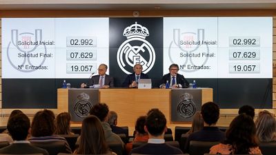 El Real Madrid llevó a cabo el sorteo de entradas para los socios para la final de la Copa del Rey