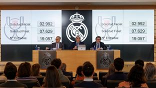 El Real Madrid llevó a cabo el sorteo de entradas para los socios para la final de la Copa del Rey