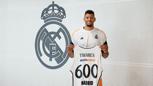 Tavares, 600 partidos con el Real Madrid