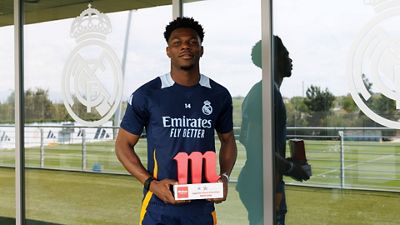 Tchouameni, Joueur Cinq Étoiles Mahou d'avril