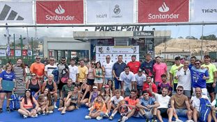 Éxito del V Circuito Solidario de Pádel Fundación Real Madrid by Santander en La Nucía