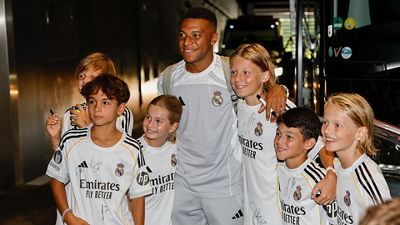 Real Madrid touch down in Austria