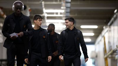 Real Madrid's arrival in Liverpool