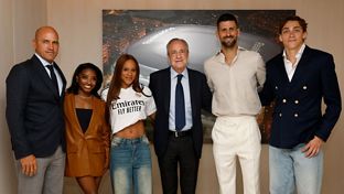 Djokovic, Simone Biles, Duplantis, Rebeca Andrade and Kelly Slater in attendance for the Real Madrid vs. Athletic Club match