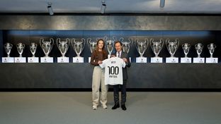 Weir, 100 partidos con el Real Madrid