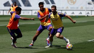 Última sessão de treinamento antes de viajar para Londres