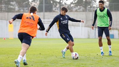 Nuevo entrenamiento en la Ciudad Real Madrid
