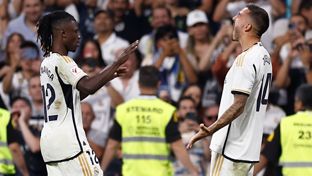 Once inicial do Real Madrid frente ao Arandina