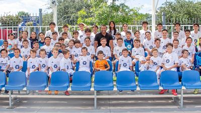 Baptista visitó la escuela de la Fundación en Chihuahua