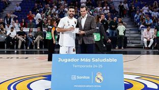 Campazzo, elegido el Jugador Más Saludable de la temporada 2024/25
